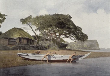 Honmoku, village de pêcheurs près de Yokohama